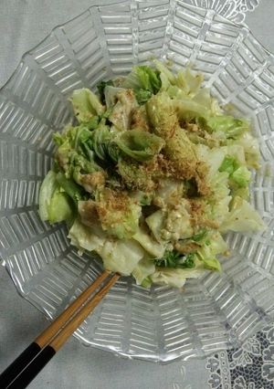 白菜とキャベツのゴマみそマヨネーズ和え-レシピのメイン写真