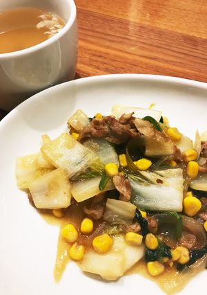 白いご飯と合う！豚肉と白菜のあんかけ-レシピのメイン写真