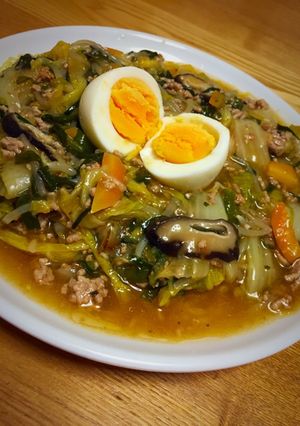 野菜たっぷり麻婆味☆あんかけ焼きそば-レシピのメイン写真