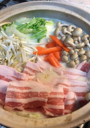 寒い日には、牛乳味噌鍋-レシピのメイン写真