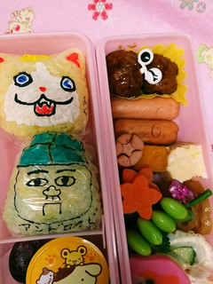 ジバニャン&アンドロイド山田おにぎり-レシピのメイン写真