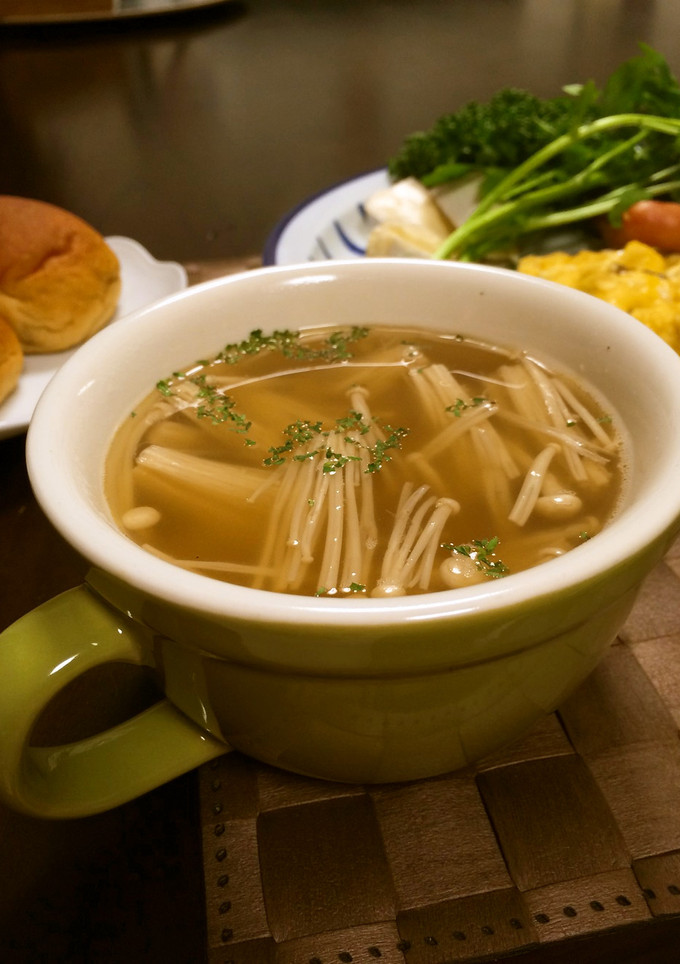 納豆とえのきの簡単スープ-レシピのメイン写真