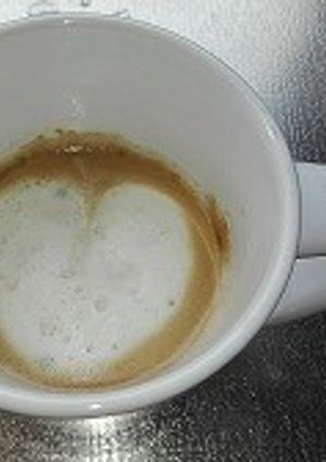 簡単カフェオレアート-レシピのメイン写真