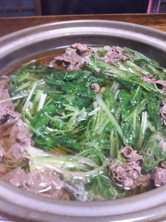 牛肉と水菜の簡単で美味しいお鍋-レシピのメイン写真