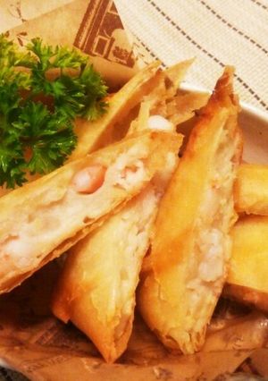 ふわふわサクサク☆新食感の海老春巻-レシピのメイン写真