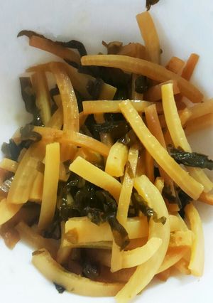 絶品！高菜大根きんぴら-レシピのメイン写真