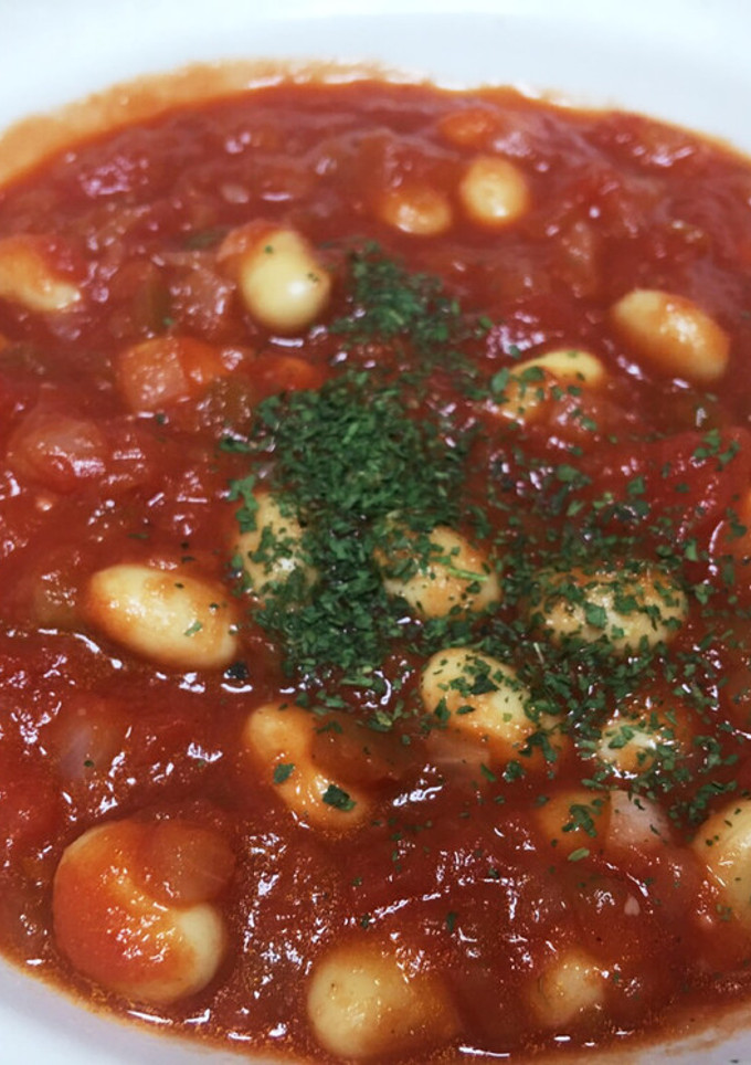 ♡簡単に美味しく♡大豆のトマト煮込み♡-レシピのメイン写真