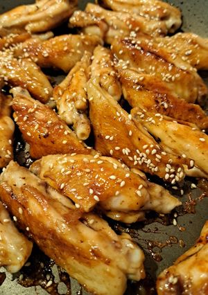 手羽中の甘辛焼き-レシピのメイン写真