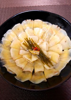 味良し！食感良し！！ヤーコンの千枚漬け⁂-レシピのメイン写真