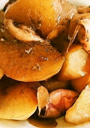 小いかと大根の生姜煮-レシピのメイン写真