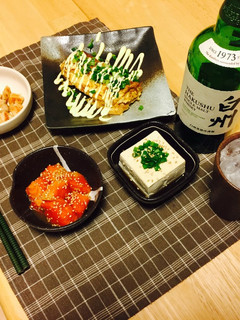 〜〜ユッケ?☆玉子焼き☆おつまみ〜〜-レシピのメイン写真