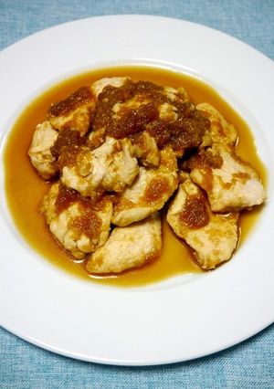 糖質制限！ふわふわムネ肉わさびソース-レシピのメイン写真