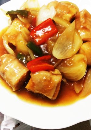 厚揚げの肉巻き簡単ヘルシー酢豚-レシピのメイン写真