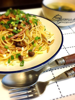 たっぷりきのこのガーリック和風パスタ♡-レシピのメイン写真