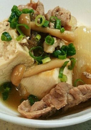 ＊寒い日に食べたい♪すき焼き風肉豆腐＊-レシピのメイン写真