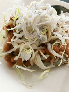 納豆しらすキャベツ和え⭐つまみおかずご飯-レシピのメイン写真