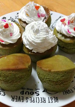 お豆腐入り抹茶マフィン♪-レシピのメイン写真