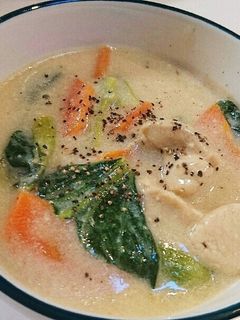 チンゲン菜と鶏肉の中華クリーム煮-レシピのメイン写真