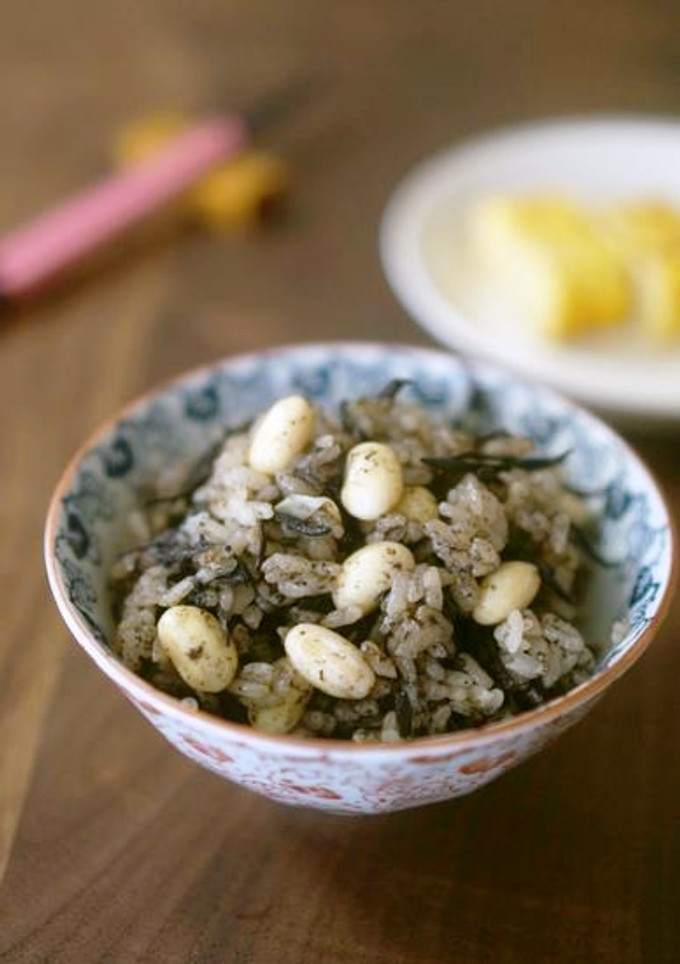 ひじきとお豆の黒ごはん-レシピのメイン写真