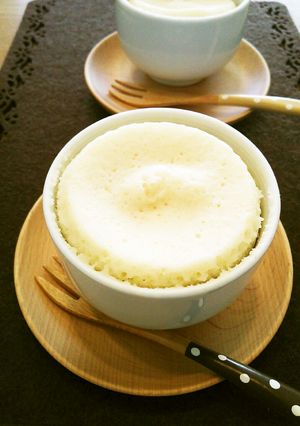 レンジで簡単☆ホワイトカップケーキ-レシピのメイン写真