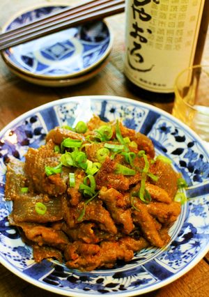 モツとコンニャクのコク旨☆辛味噌炒め-レシピのメイン写真
