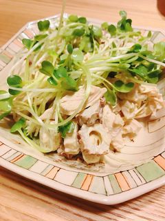 ✿ささみとちくわのマヨわさび和え✿-レシピのメイン写真