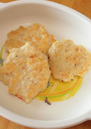 鶏ともやしとしらすバーグ☆手づかみ離乳食-レシピのメイン写真