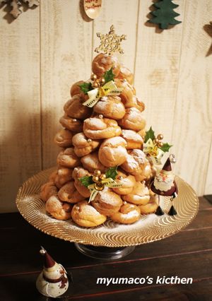 クリスマスにも！クロカンブッシュ-レシピのメイン写真