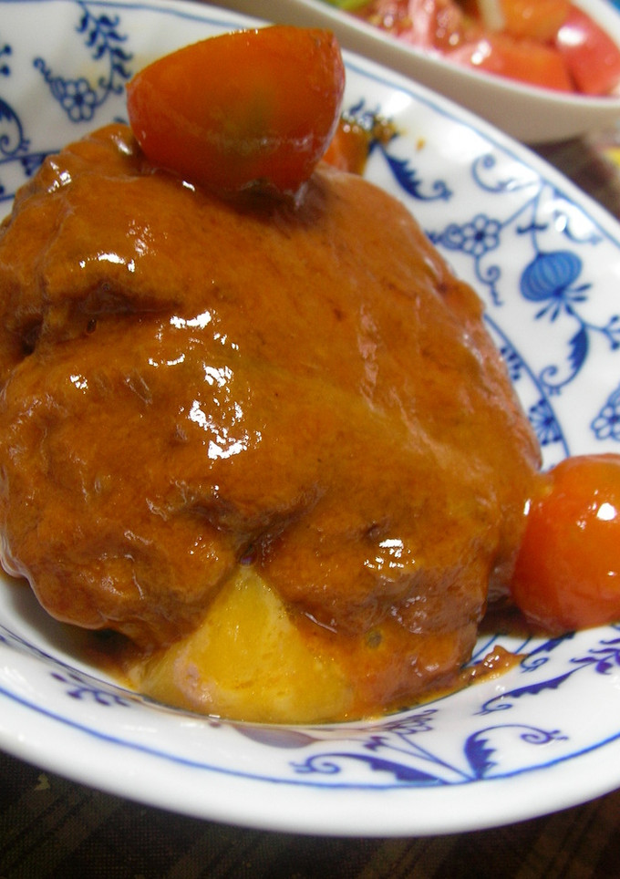 【男の料理】牛肉のごろっとハンバーグ風-レシピのメイン写真