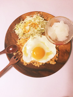 豆板醤ご飯目玉焼き乗っけ-レシピのメイン写真