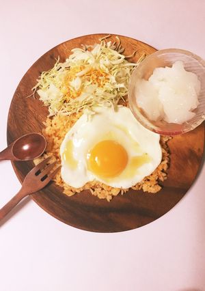 豆板醤ご飯目玉焼き乗っけ-レシピのメイン写真