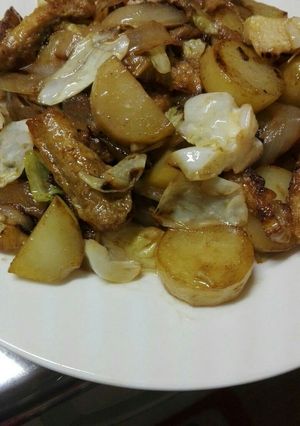 あげと野菜のマヨぽん炒め-レシピのメイン写真