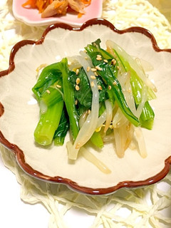 レンジで簡単☆常備菜に☆小松菜のナムル-レシピのメイン写真