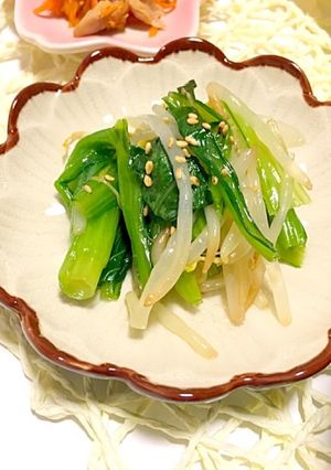 レンジで簡単☆常備菜に☆小松菜のナムル-レシピのメイン写真