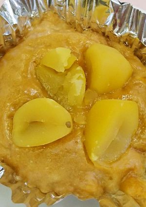 栗入り米粉蒸しパン・保育園給食-レシピのメイン写真
