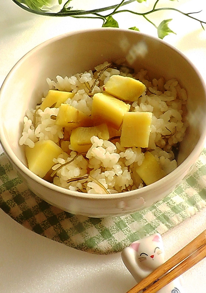 ほっこり☆さつまいもの炊き込みご飯♪-レシピのメイン写真