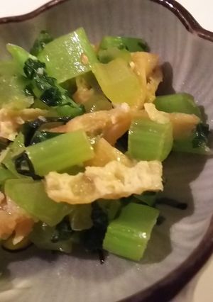 大根の葉っぱのさっぱり炒め物-レシピのメイン写真