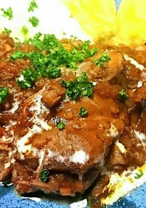 鶏肉のトマト煮込み-レシピのメイン写真