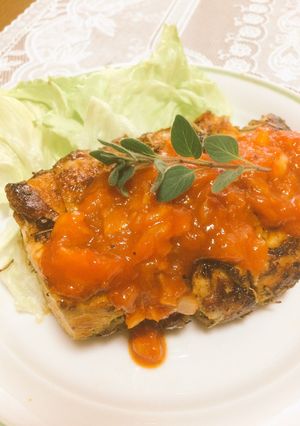 鶏胸肉とケッカソースのステーキ-レシピのメイン写真