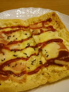 簡単!トースターで油揚げピザ☆-レシピのメイン写真