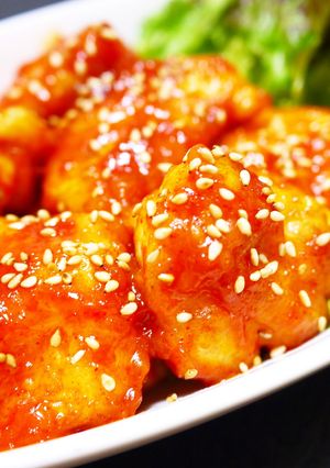 柔らかい！鶏むね肉の甘辛コチュジャン焼き-レシピのメイン写真