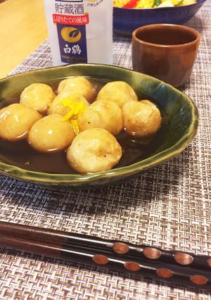 モチモチ！里芋だんごのあんかけ-レシピのメイン写真