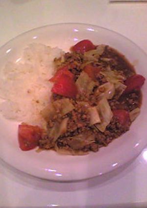 夏に!トマトとキャベツのカレー★-レシピのメイン写真