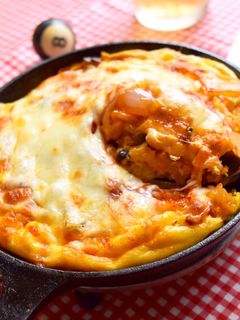 スキレットオムドリア!ふわ卵&とろチーズ-レシピのメイン写真