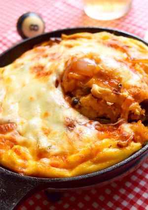 スキレットオムドリア！ふわ卵&とろチーズ-レシピのメイン写真