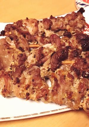 豚肉の串焼き〜マスタード風味〜-レシピのメイン写真