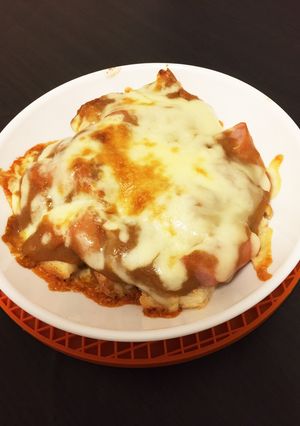 簡単カレーリメイク☆カレーのパングラタン-レシピのメイン写真