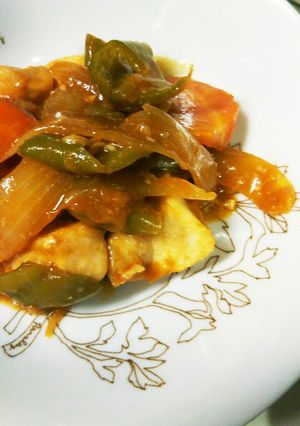 鶏むね肉で酢豚風-レシピのメイン写真