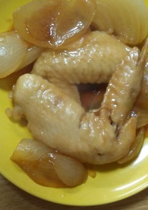 玉ねぎと鶏肉の煮もの-レシピのメイン写真