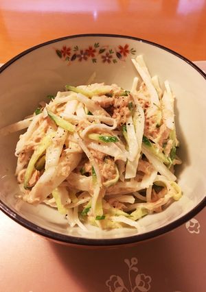 大根とツナキュサラダ-レシピのメイン写真